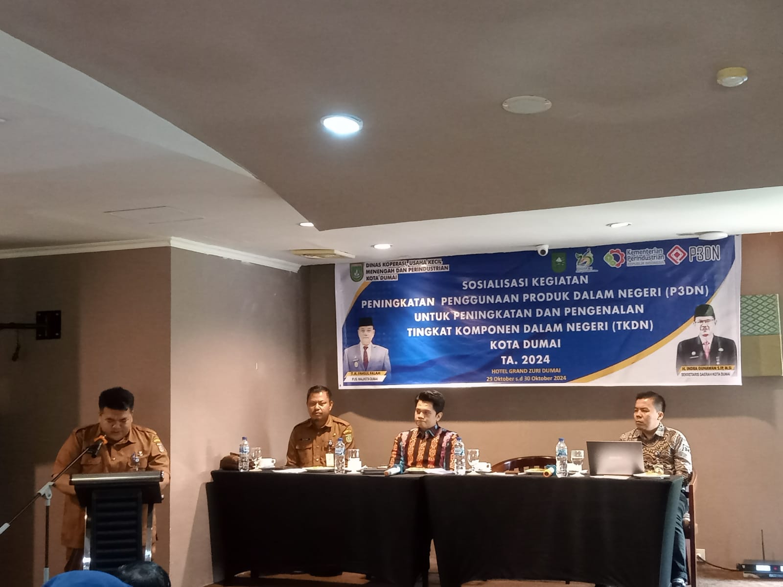 Acara Pembukaan Sosialisasi Kegiatan Peningkatan Penggunaan Produk Dalam Negeri (P3DN) untuk peningkatan dan pengenalan tingkat komponen dalam negeri (TKDN) tahun 2024