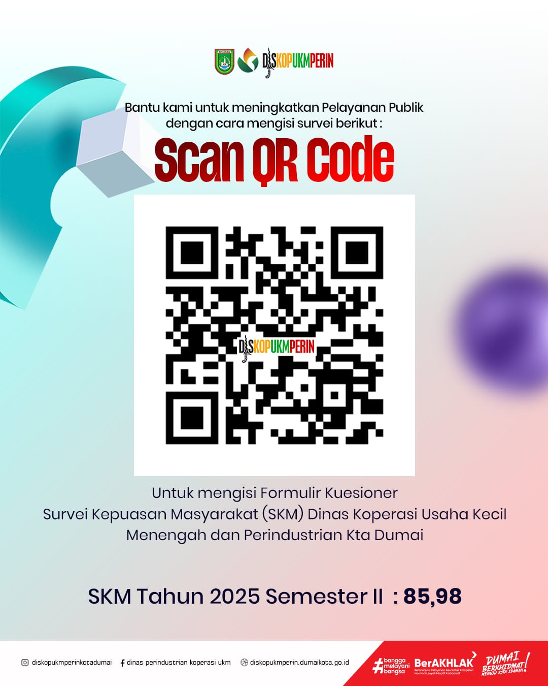 Hasil Survey Kepuasan Masyarakat (SKM) Tahun 2025